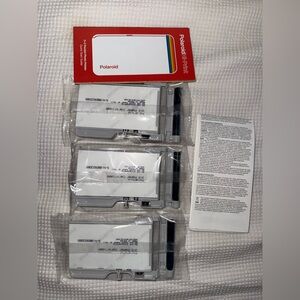 Polaroid Hi-Print 2x3 photo printer 30 SEALED  CARTRIDGES STICKY BACK SHEETS